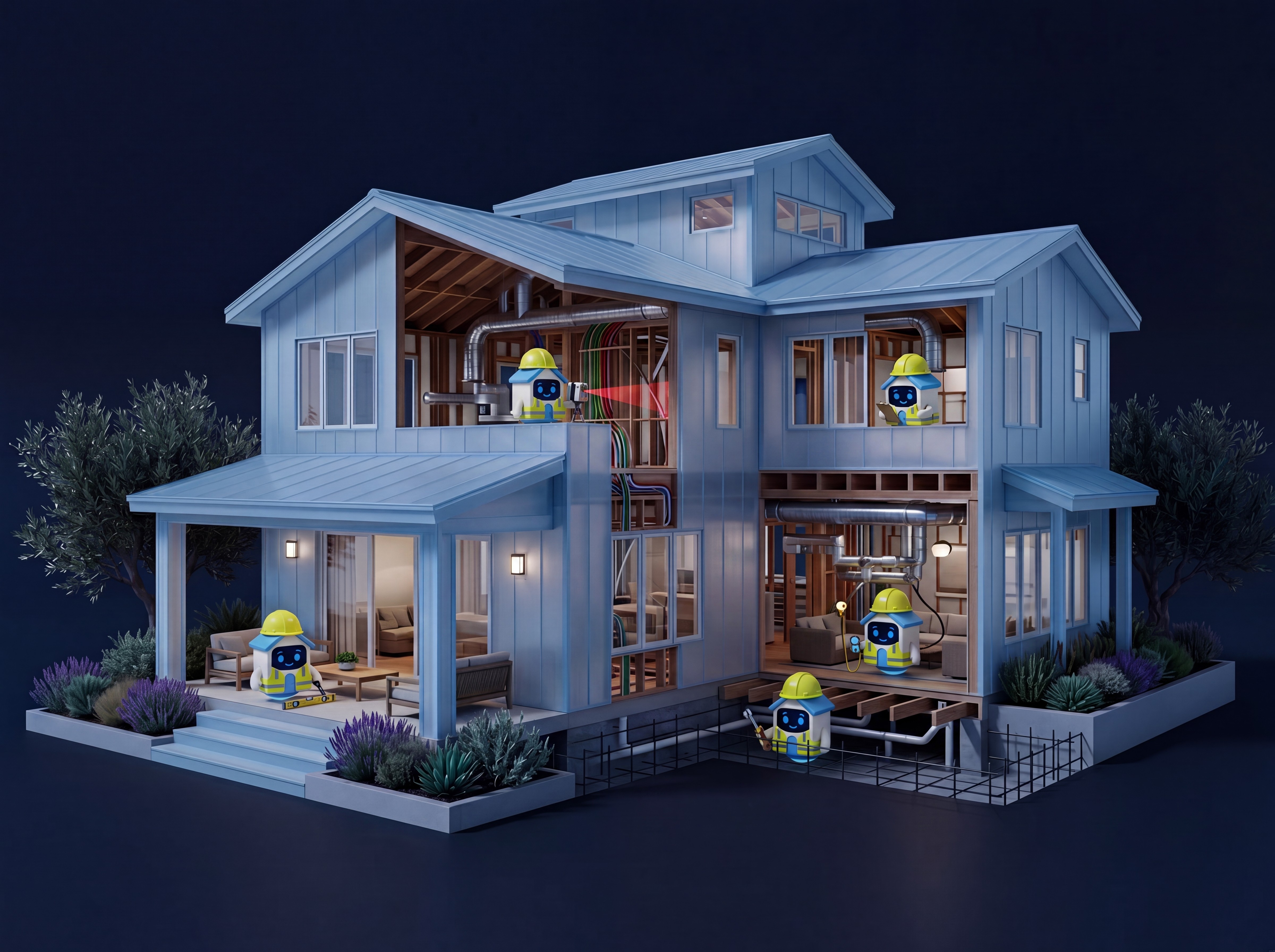 a man wearing headphone sitting on a cube chair